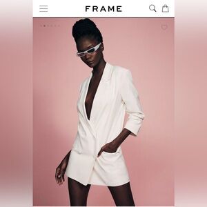 Frame x Imaan darted blazer